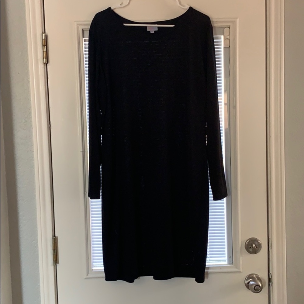 Lularoe black dress